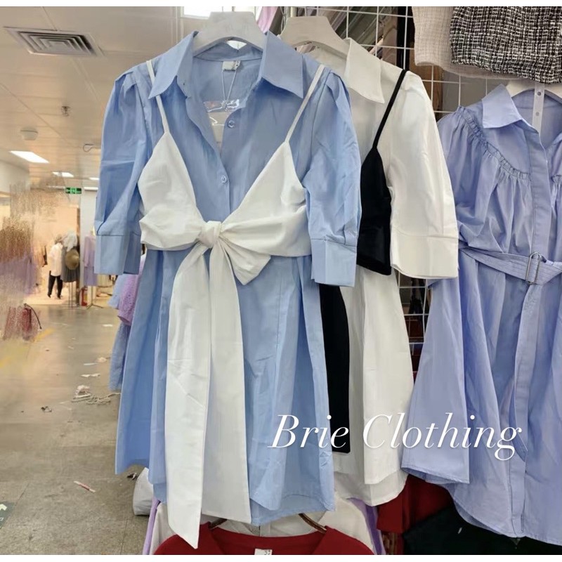 ĐẦM SƠ MI NƠ ( HÀNG QUẢNG CHÂU ULLZANG ) - 004 | BigBuy360 - bigbuy360.vn