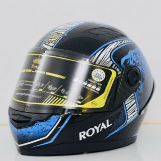 Nón bảo hiểm fullface Royal M136 có đèn led sau đuôi gió