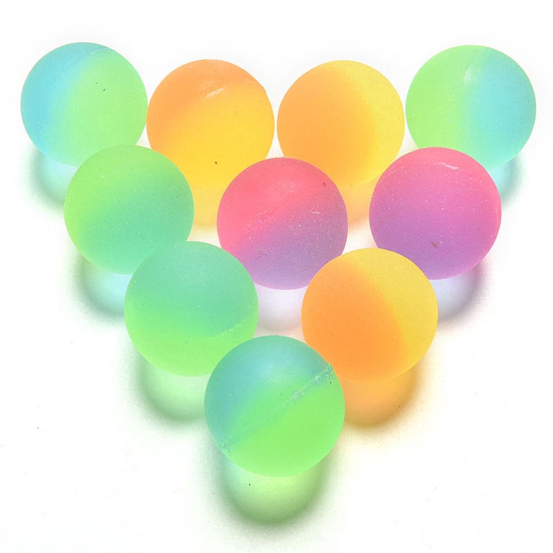 10 Pcs Bouncy Pcs Beach Ball Children's Ball Outdoor Toy Baby Kids M8C4 NoBrand