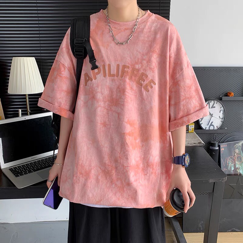 Áo Thun Cổ Tròn Tshirt Nam Nữ Unisex Chất Vải Thun Loang Hàn Quốc Style MAT181TH