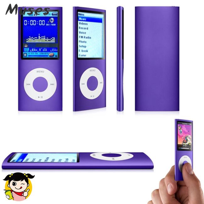 Muse07 Music Player Radio HIFI Mp3 Player Digital LCD Screen Voice Recording FM Player