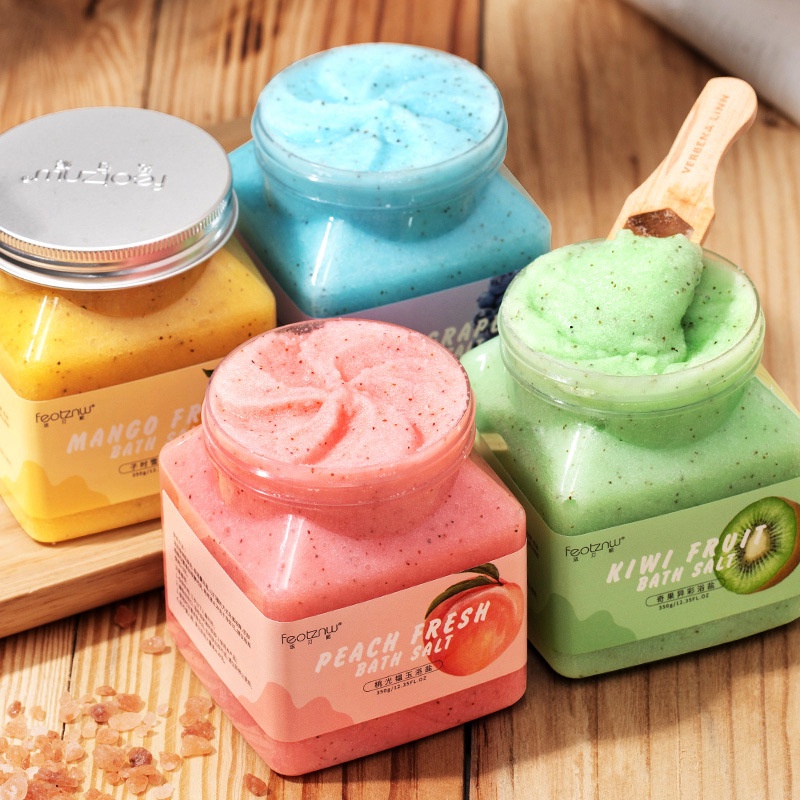 Tẩy da chết body HEYXI 4 mùi Tẩy tế bào chết làm sạch da, dưỡng ẩm body hộp 350g HTTBC2 | BigBuy360 - bigbuy360.vn