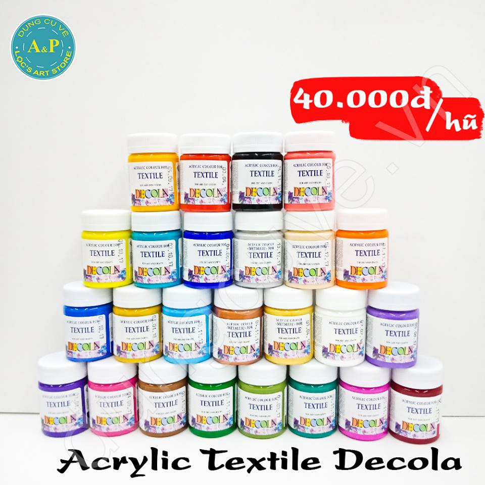 Acrylic Decola - Màu vẽ vải (No.605 - No.966)