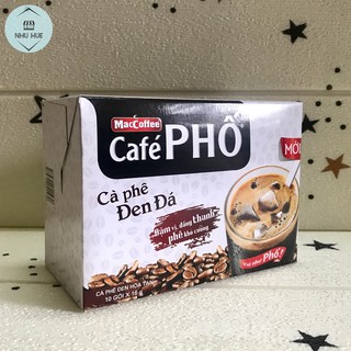 Cà phê đen đá Maccoffee Cafe Phố (10 gói x 16g)