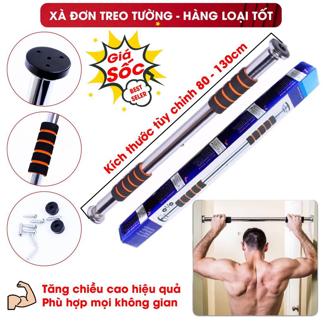 Xà Đơn 80 -130Cm 2021 tăng chiều cao freeship