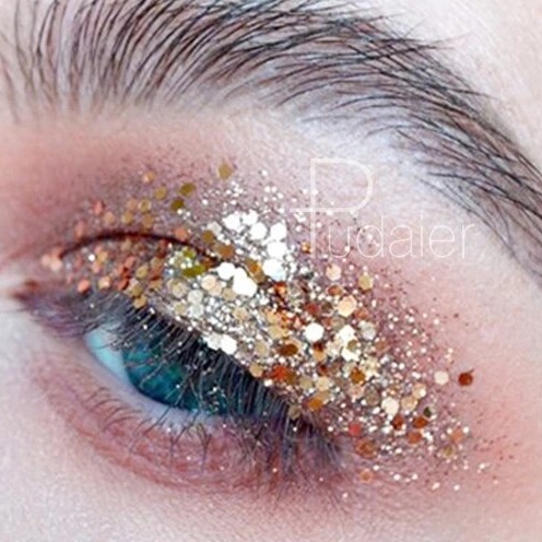 Nhũ Mắt CDE Hạt To Lấp Lánh Màu Đồng Sang Chảnh