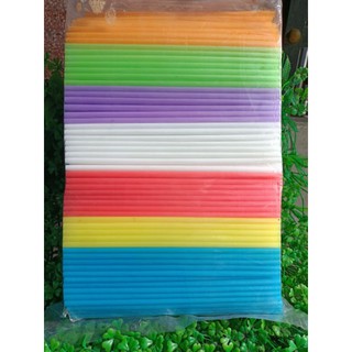 (bịch 500gram nhiều màu )ống hút nước mía nước ngọt..