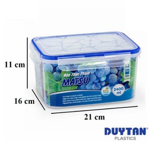 Hộp Nhựa Duy Tân Matsu 2400ml