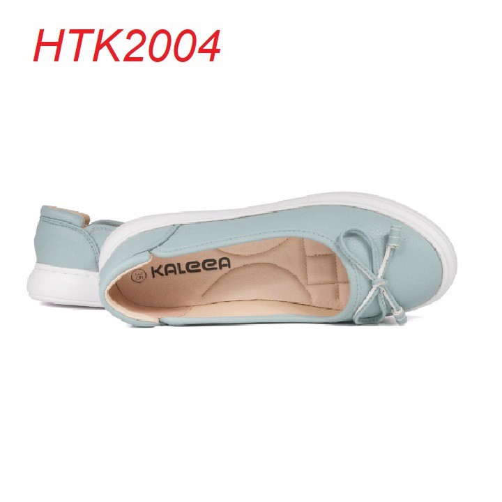 Giày slip on nữ 3p - Kaleea HTK2004 - giầy slip on VNXK da bò, siêu nhẹ200gr