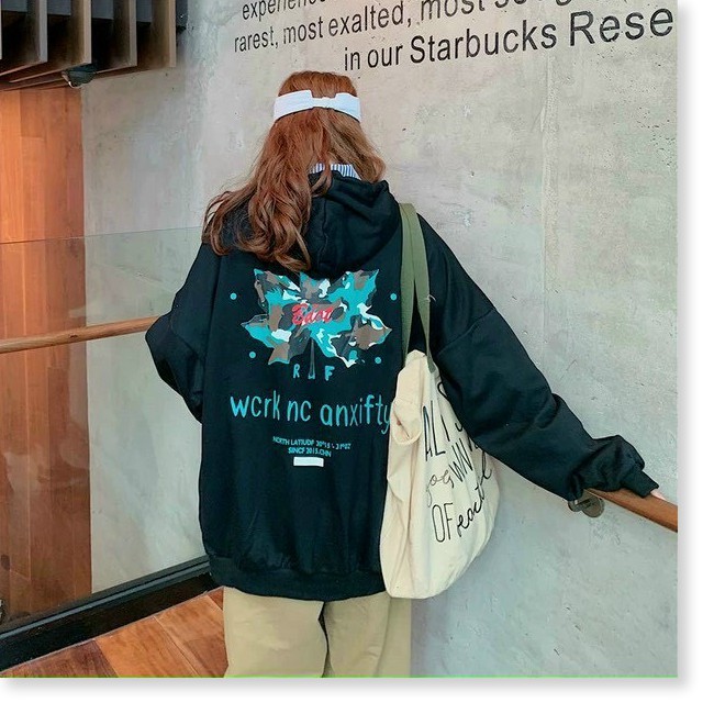 ÁO KHOÁC NỈ HOODIE FORM RỘNG CÁ TÍNH SÀNH ĐIỆU  ĐẲNG CẤP