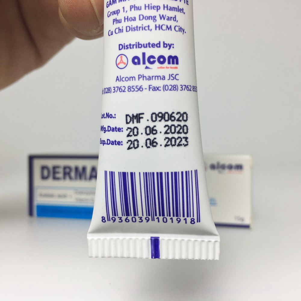 Kem Giảm Mụn Gel Ngừa Thâm Mụn Đầu Đen, Mủ, Tẩy Bã Nhờn Derma Forte 15g - Hàng Chính Hãng