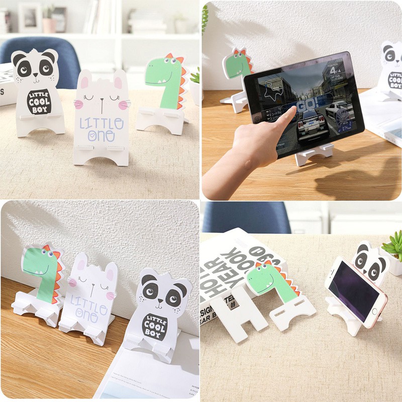 Giá đỡ điện thoại bằng gỗ hình khủng long xinh xắn | BigBuy360 - bigbuy360.vn
