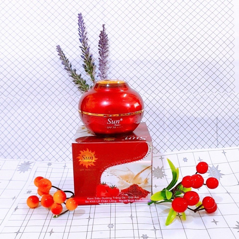 Kem siêu dưỡng trắng da - Giữ ẩm - Se khít lỗ chân lông - Ngừa mụn nám 9in1 Sun Today 30g