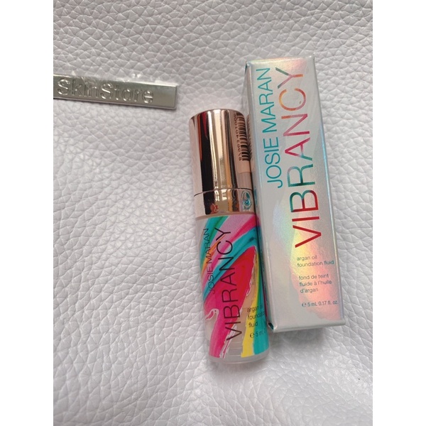 🌳 Kem nền Josie Maran Vibrancy Argan oil foundation fluid 5ml