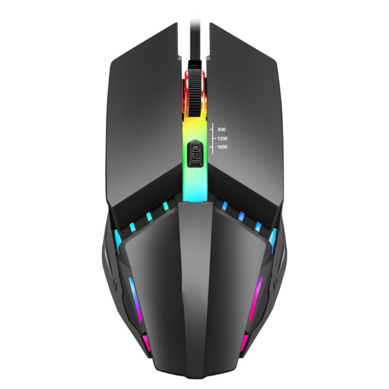 Chuột Gaming K3 Có Dây, 7 Màu, 1600dpi