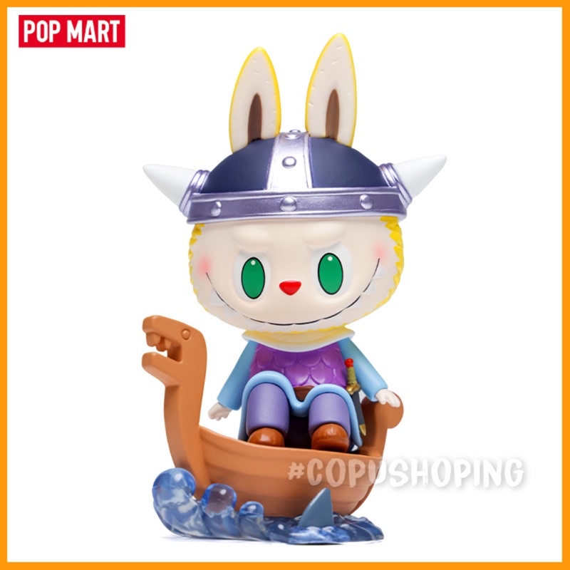 Mô hình Labubu The Viking Figurine Pop Mart phiên bản Tàu hải tặc