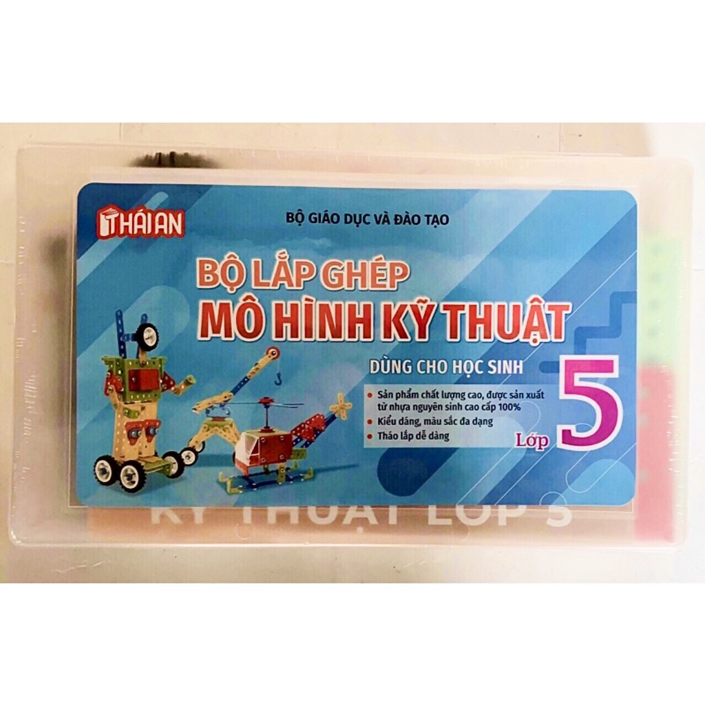 Bộ mô hình Lắp ráp Kỹ Thuật lớp 5 - Thái An