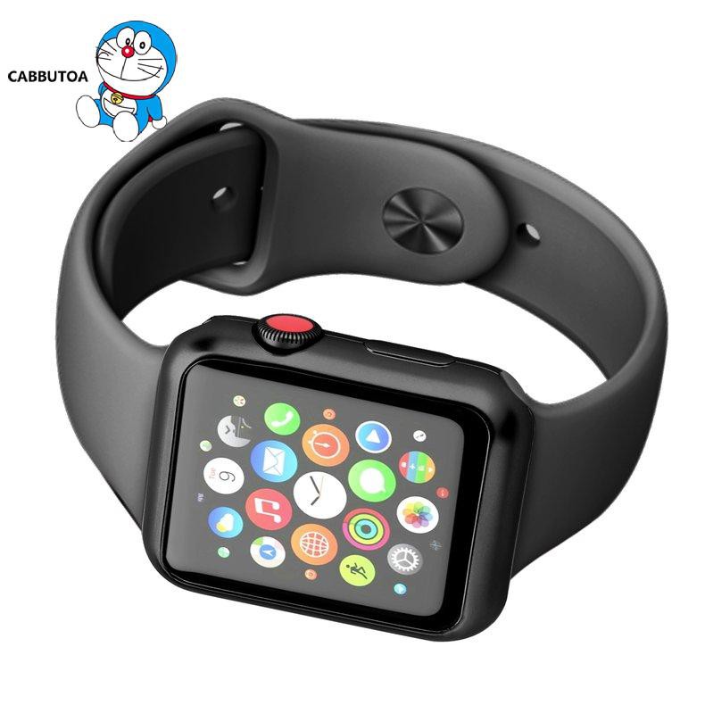 Ốp Nhựa Tpu Mạ Điện Bảo Vệ Mặt Đồng Hồ Thông Minh Apple Watch