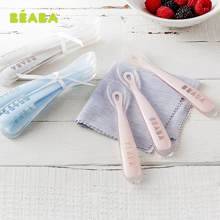 Thìa cầu vồng silicone Beaba