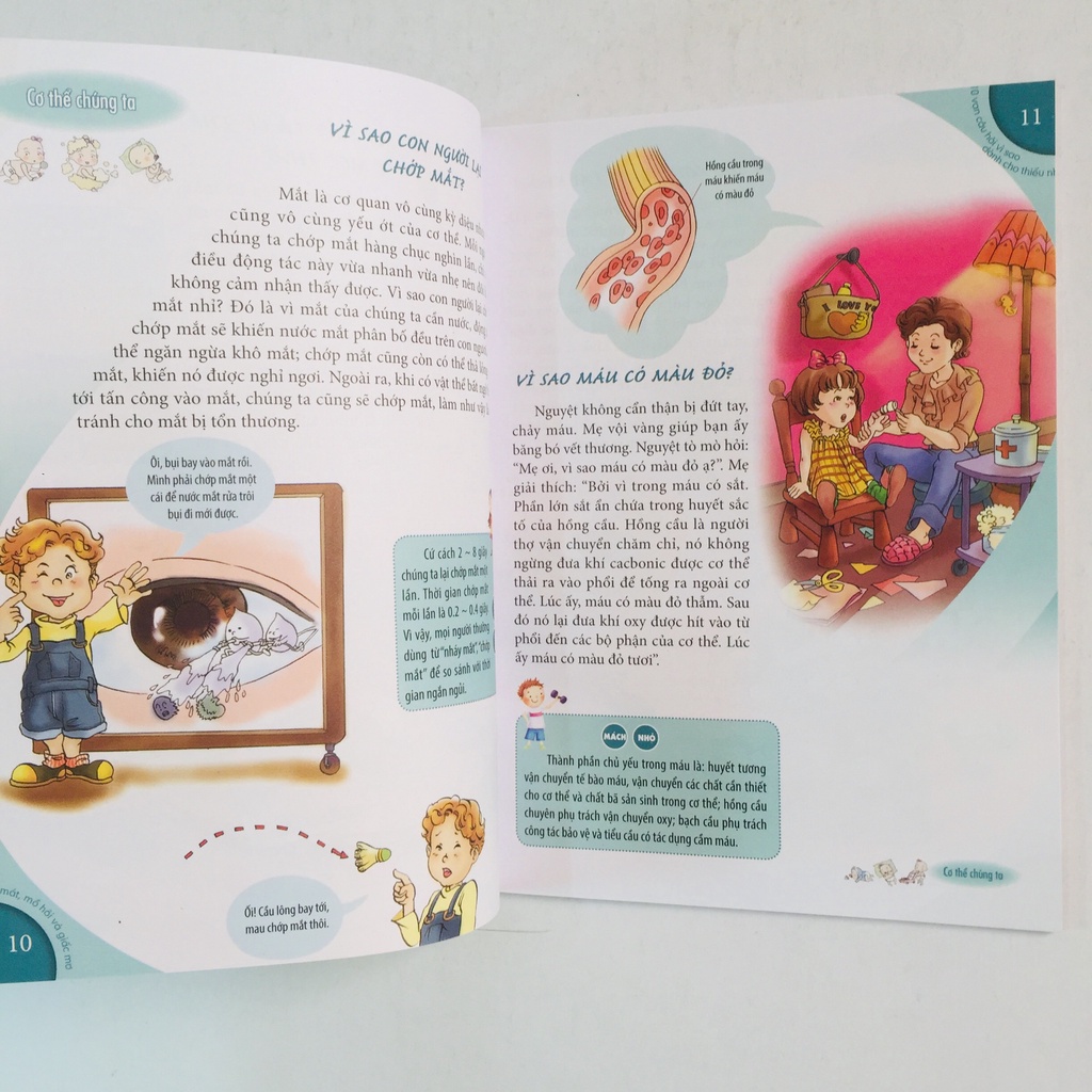 Sách:10 Vạn Câu Hỏi Vì Sao - Đôi Mắt - Mồ Hôi Và Giấc Mơ - TSTN