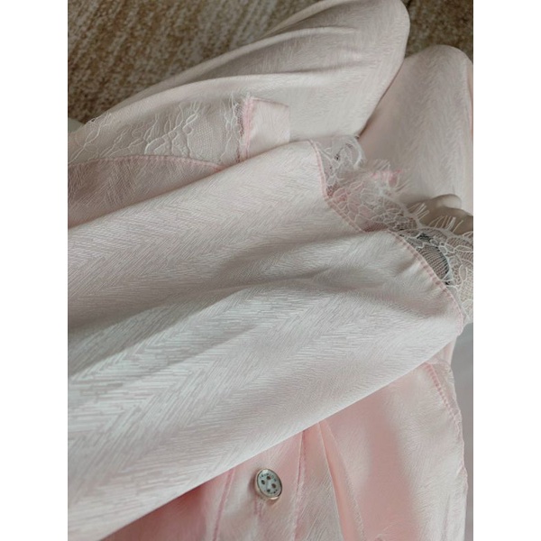 Đồ bộ pyjama cao cấp Chất Lụa Xướt vải mềm mại Đồ ngủ nữ tay dài quần dài mẫu tiểu thư