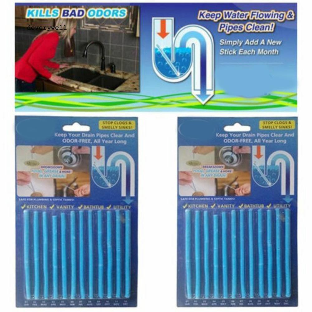 Set 12 thanh khử mùi cống rãnh chuyên dụng tiện lợi