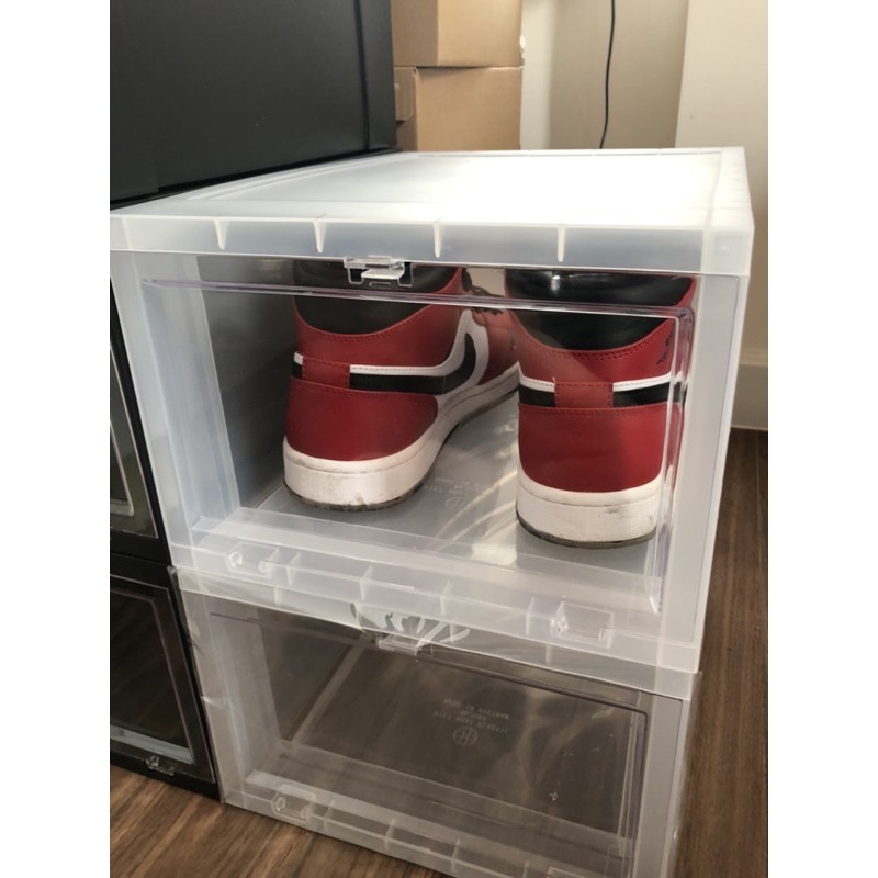 Hộp đựng giày sneaker nhựa cứng hàng xuất khẩu
