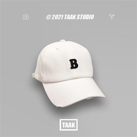 Mũ lưỡi trai họa tiết chữ B thời trang mùa hè Hàn Quốc cho nam và nữ