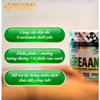 Siêu thực phẩm hữu cơ bổ sung 50+ RAU XANH và EAA GREAANS - 30 lần dùng