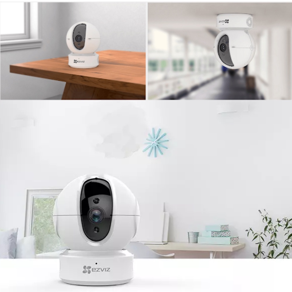 Camera wifi Ezviz CV246 C6N full hd 1080P hình ảnh đẹp xoay 360 độ đàm thoại 2 chiều hàng chính hãng bảo hành 2 năm