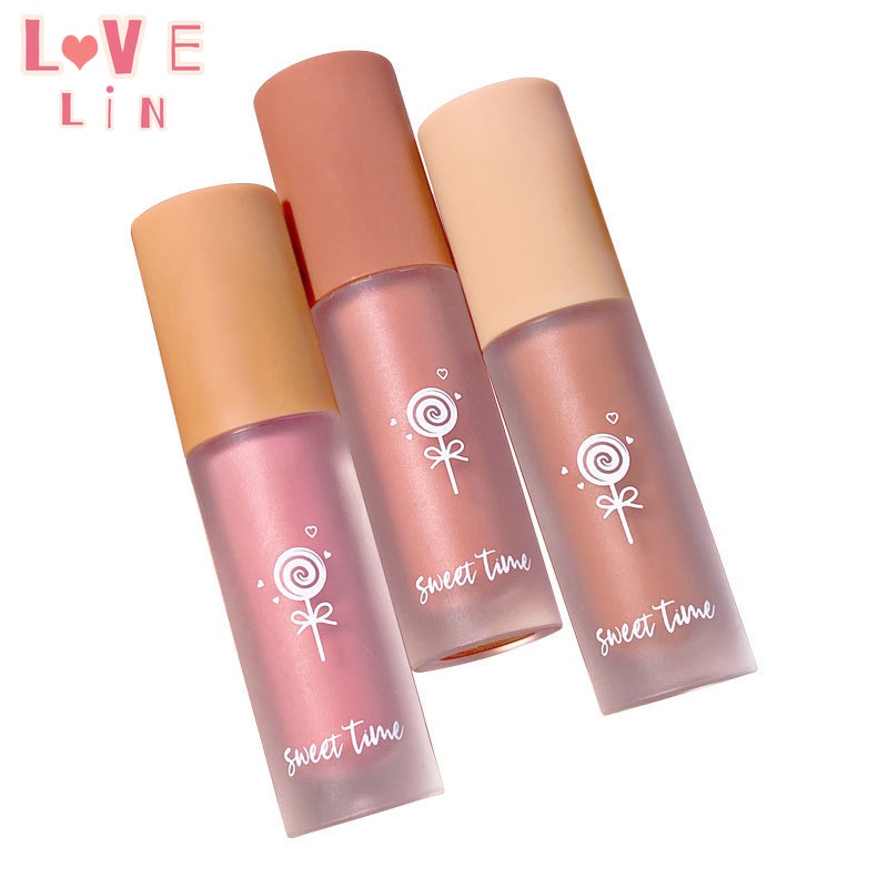 Phấn Má Hồng Dạng Lỏng Màu Đào/Lì Dùng Trang Điểm Chuyên Nghiệp