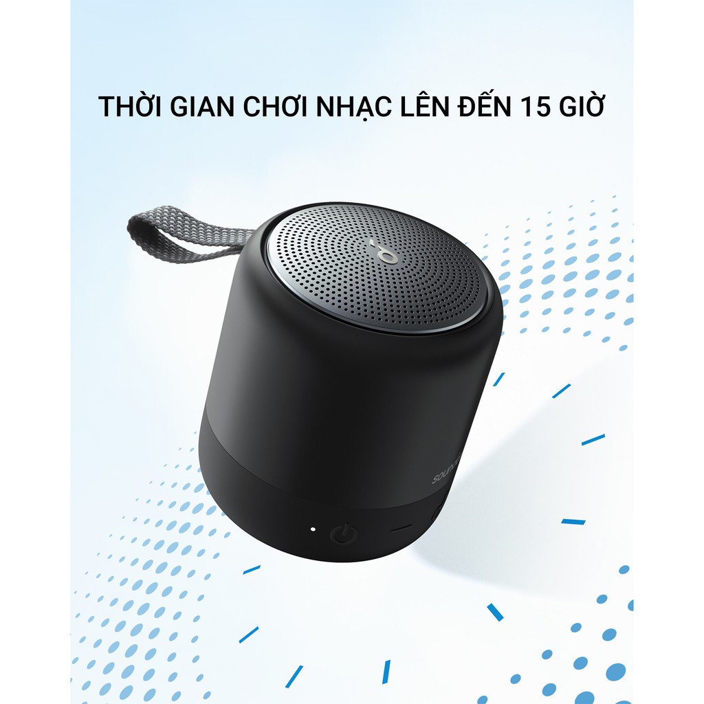 Loa Bluetooth SoundCore Mini 3 6w (By Anker) - A3119- LOA MINI ÂM THANH HAY BASS ẤM CHỐNG NƯỚC SIÊU BỀN PN TRÂU