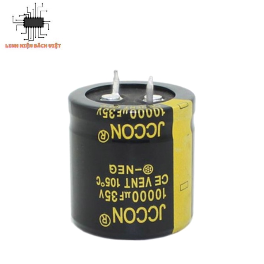 Tụ hóa 35V 10000uF 30x30mm JCCON Audio chân cứng