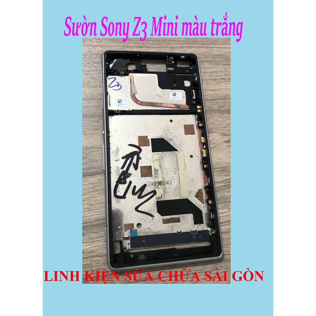 Sườn Sony Z3 Mini màu trắng