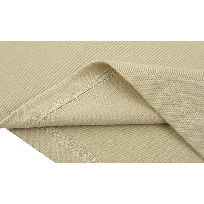 Áo phông Nelly Heybig ngắn tay trơn màu be