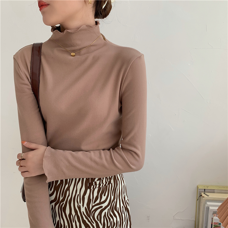 Áo Len Cổ Lọ Dài Tay Thời Trang Nữ