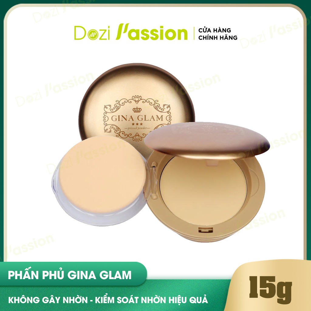 Phấn Phủ Gina Glam Siêu mịn Pressed Powder Sweet Girls (15g)