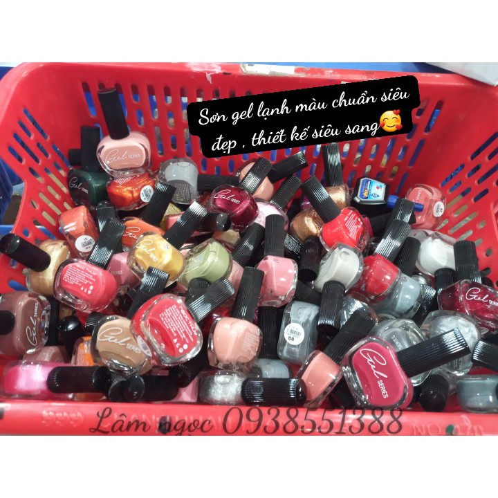 Sơn gel lạnh đủ màu( inbox shop chọn màu nhé)  FREESHIP siêu xinh xắn  sịn sò chất gel chuẩn,màu đẹp, không cần hơ đèn