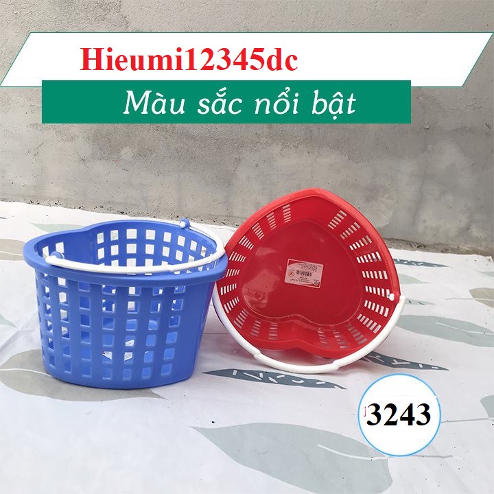 Rổ tim có quai cầm Việt Nhật