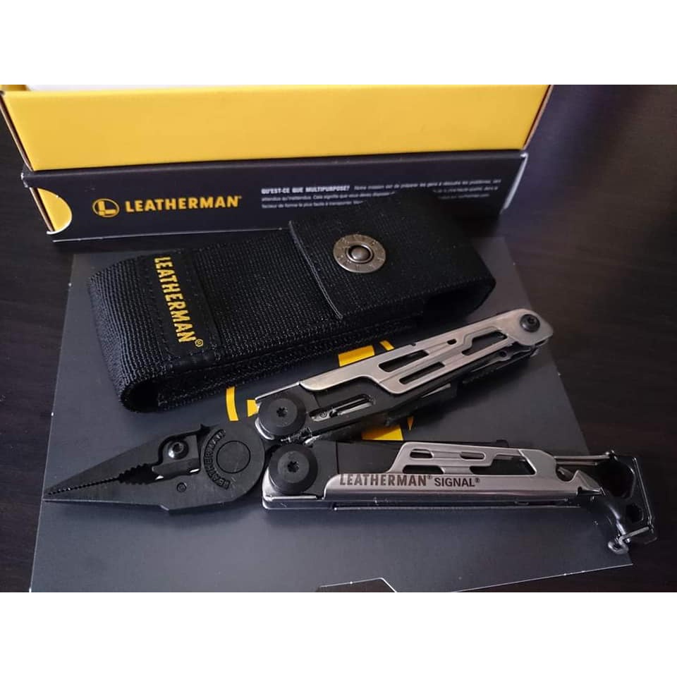 Leatherman SigNal 1 dòng sản phẩm với 19 chức năng tiện lợi cho việc đi rừng + khi mua được tặng kèm 1 chai vệ sinh WD40