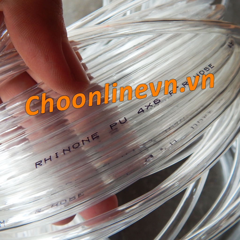 Dây hơi/ Dây dẫn khí nén 4 x 6 mm hàng Việt Nam Chất Lượng dài 5m, 10m, 15m, 20m