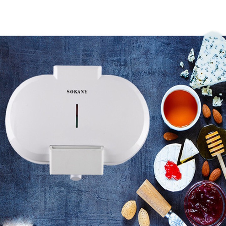 Máy Làm Bánh Waffle - Máy Bánh Kẹp Đôi Sokany