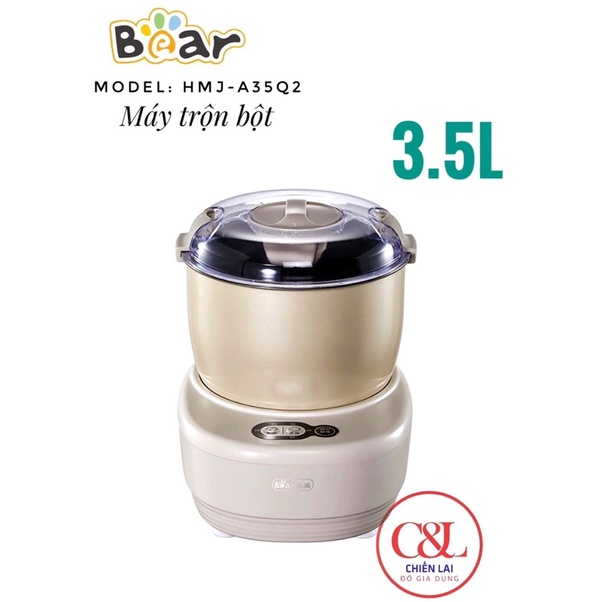 🐻MÁY NHÀO BỘT TỰ ĐỘNG & Ủ LÊN MEN BEAR-HMJ-A35Q2🐻