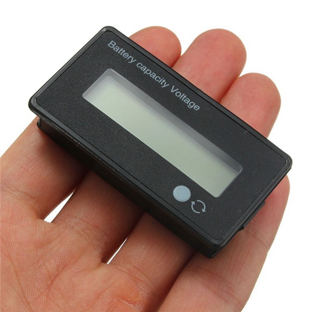 Máy Đo Dung Lượng Pin 12 / 24 / 36v / 48v Màn Hình Lcd Kỹ Thuật Số Nhiều Màu Sắc Kèm Dây Cáp Lead-Acid