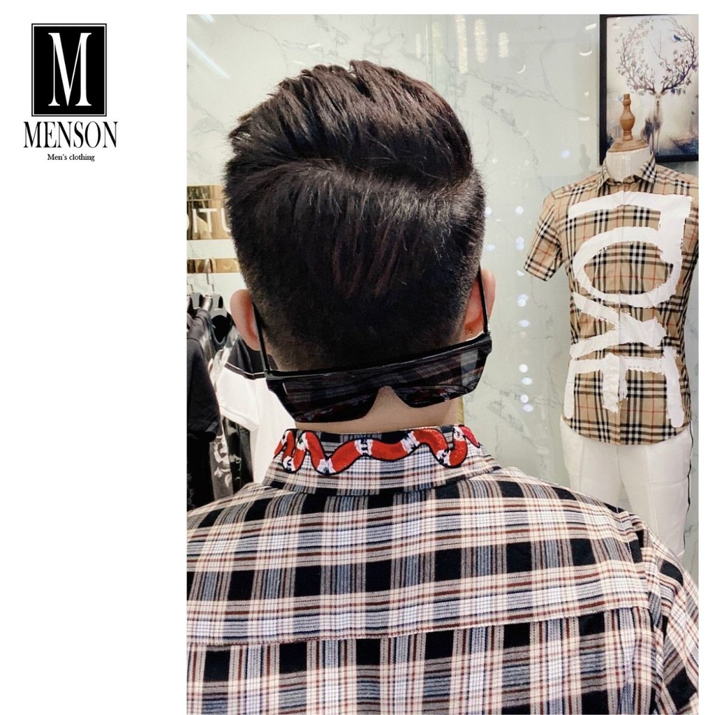 ⭐️SIÊU PHẨM⭐️Áo Sơ Mi Nam Dài Tay Kẻ Caro Chất Mát Mùa Hè - Áo Sơ Mi Nam dài tay họa tiết cao cấp MENSON M6025 | BigBuy360 - bigbuy360.vn