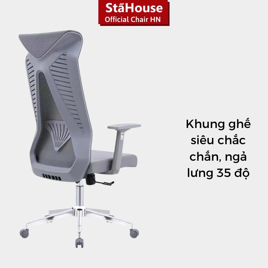 Ghế Công Thái Học ERGONOMIC Văn Phòng Làm Việc Ngả Lưng Thư Giãn - SE608 Stahouse Official Chair HN