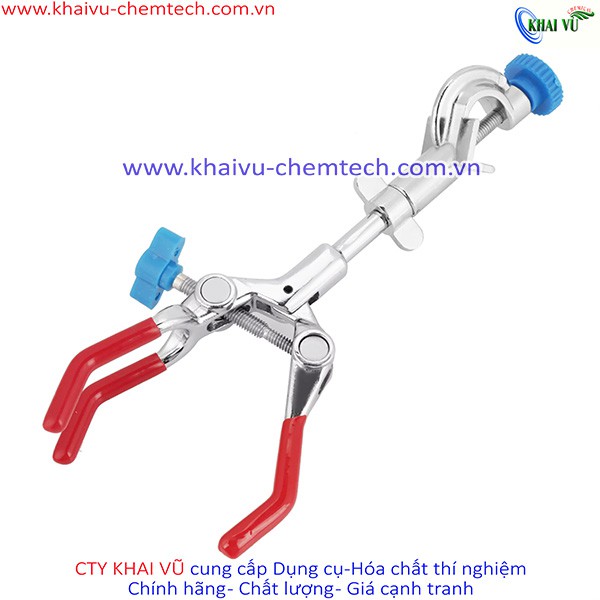 Kẹp 3 ngón (3 chấu) bằng hợp kim bền bỉ CÓ KHÓA Ở ĐẾ dài 22cm