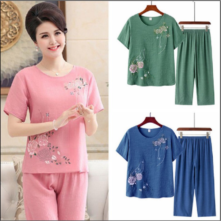 Bộ trung niên nữ chất đũi sang trọng