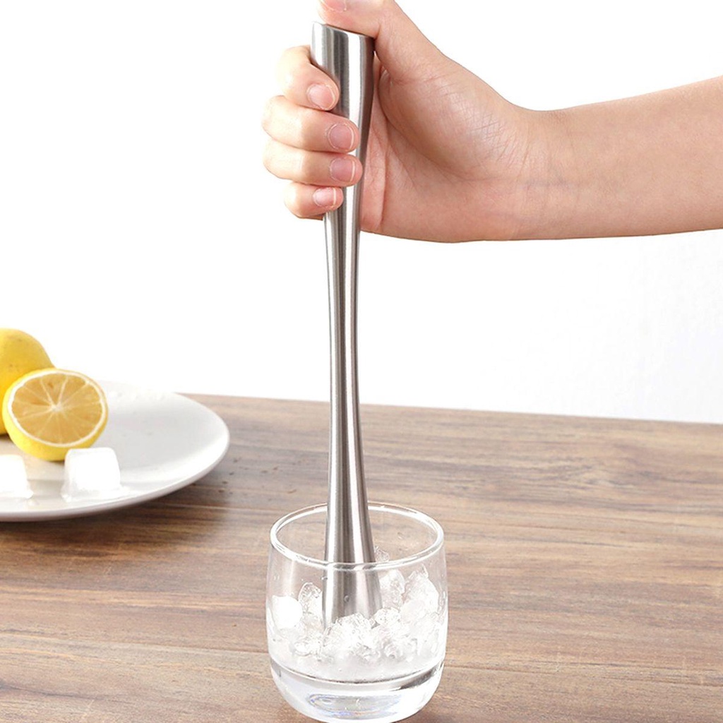 Búa Nghiền Đất Sét Bằng Thép Không Gỉ Cho Bartender