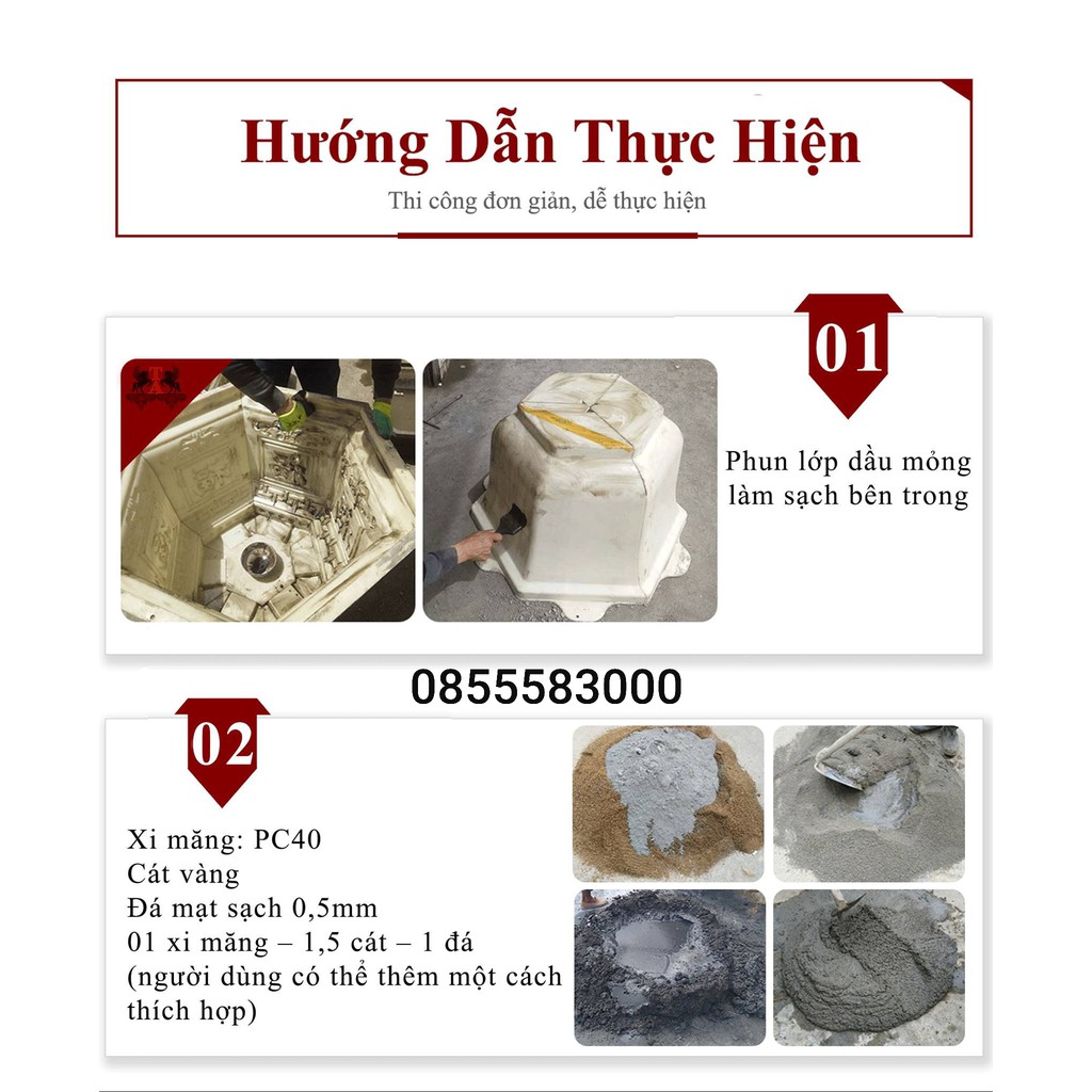 Khuôn đúc chậu lục giác 31 (khuôn chậu ABS có lòng trong